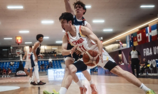 U19男篮世界杯赛  : 中国遭法国反转  5战全败 张博源