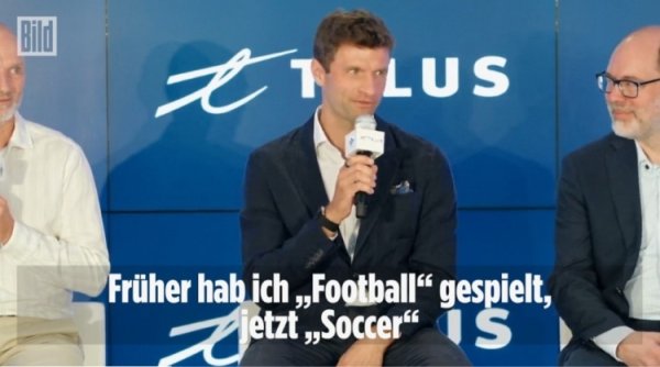 入乡随俗！穆勒亮相温哥华白浪：我之前踢Football，现在