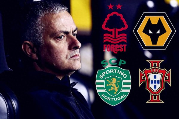 狡兔三窟! 诺丁汉森林去不了, 穆里尼奥还有3处选择?